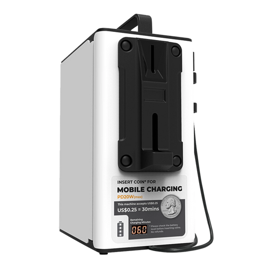 ADI II Coin Operated Battery Powered Tabletop Mobile Charging Station
